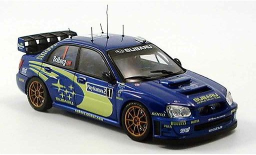 Subaru Impreza WRC 1/43 Autoart solberg mills rallye tour de corse 2004 modelauto