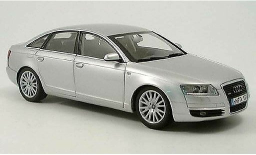 Audi A6 berline 1/18 Norev grijs metallized 2005 modelauto