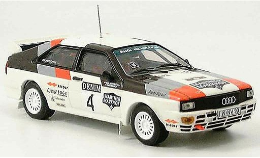 Audi Quattro rallye 1/43 Vitesse No. 4 winnaar Janner Rally modelauto