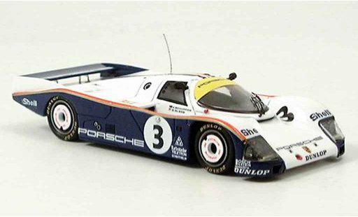 Porsche 962 1986 1/43 Spark No. 3 Le Mans modelauto