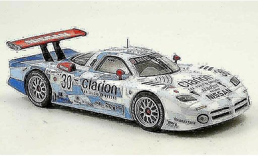 Nissan R390 Le Mans 1/43 IXO GT1 Clarion No. 30 1998 modelauto