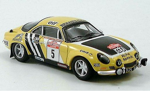 Alpine A110 rallye 1/43 Trofeu No. 5 Therier 1975 modelauto