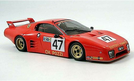 Ferrari 512 BB LM 1/43 IXO No. 47 Ballot Le Mans 1981 modelauto