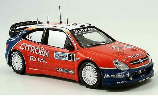 Citroen Xsara WRC 2005 1/43 IXO no.1 loeb elena winnaar rallye italien modelauto