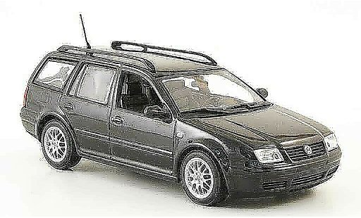 Volkswagen Bora Variant 1/43 Minichamps zwart 1999 modelauto
