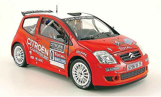 Citroen C2 S1600 1/18 Solido no.0 loeb/meny rallye du var 2003 modelauto