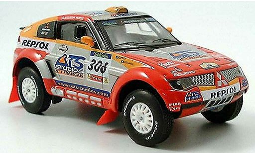 Mitsubishi Pajero Evolution 1/43 Solido No.306 Repsol Peterhansel / Cottret Rally Dakar 2005 modelauto