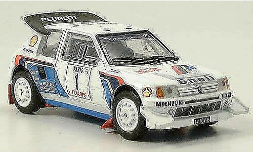 Peugeot 205 Turbo 16 1/43 Solido Rally 1986 T16 modelauto