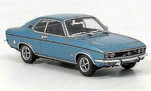 Opel Manta A 1/43 Minichamps blauw 1971 modelauto