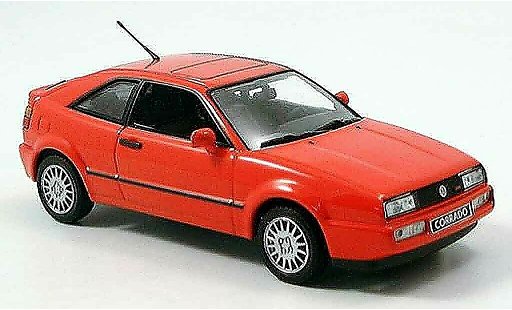 Volkswagen Corrado G60 1/43 Minichamps rood 1990 modelauto