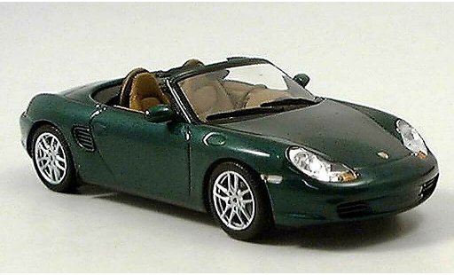 Porsche Boxster Base 1/43 Minichamps groen 2002 modelauto