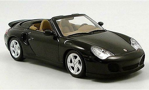 Porsche 911 Turbo 1/43 Minichamps Cabriolet groen 2005 modelauto