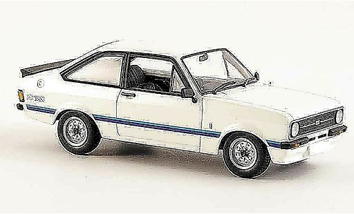 Ford Escort RS 1800 1/43 Minichamps wit 1975 MK2 modelauto