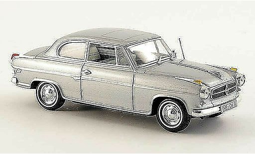 Borgward Isabella berline 1/43 Minichamps grijs 1958 modelauto