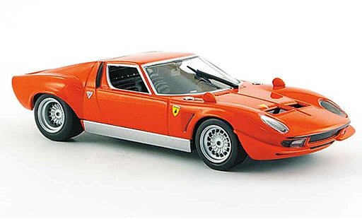Lamborghini Miura Jota 1/43 Minichamps rood 1970 modelauto
