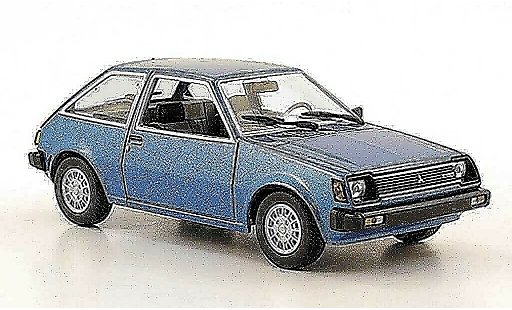 Mitsubishi Colt Base 1/43 Minichamps blauw 1978 modelauto