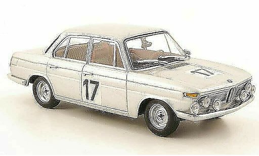 Bmw 2000 ti 1/43 Minichamps Ickx winnaar 24h Spa 1966 modelauto