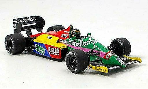 Benetton B187 course 1/43 Minichamps 1987 Benetton B 187 Boutsen modelauto
