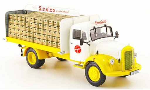 Mercedes L3500 Base 1/43 Minichamps Getrankelaadbak Sinalco 1956 modelauto