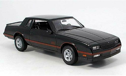 Chevrolet Monte Carlo SS 1/18 Welly zwart 1987 modelauto