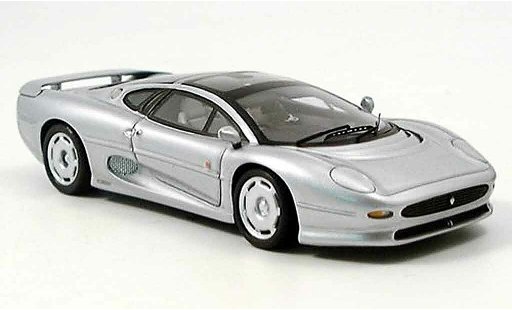Jaguar XJ 220 1/43 Spark grijs metallic modelauto