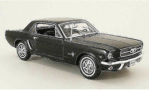 Ford Mustang Hardtop 1/18 Welly coupe zwart modelauto