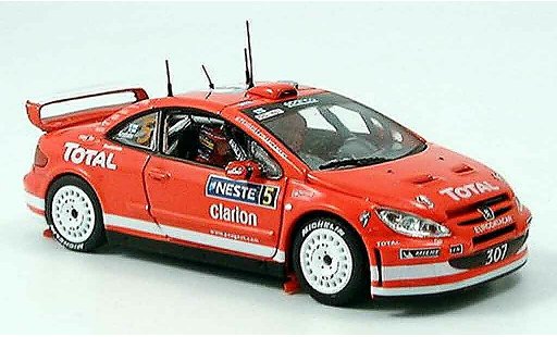 Peugeot 307 WRC 1/43 Vitesse gronholm rallye 2004 modelauto