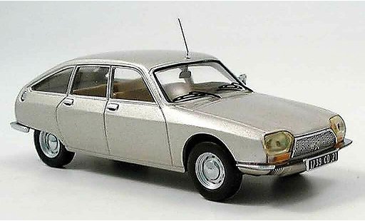 Citroen GS Berline 1/43 IXO grijs 1971 modelauto