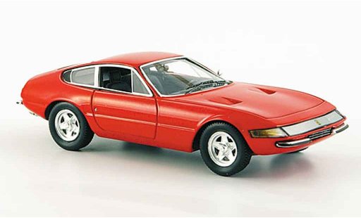 Ferrari 365 GTB/4 1/43 Red Line daytona rood 1969 modelauto