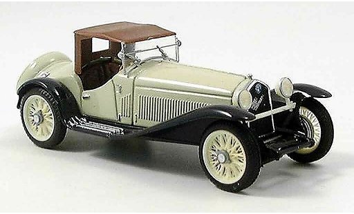 Alfa Romeo 2300 berlina 1/43 Brumm beige zwart modelauto