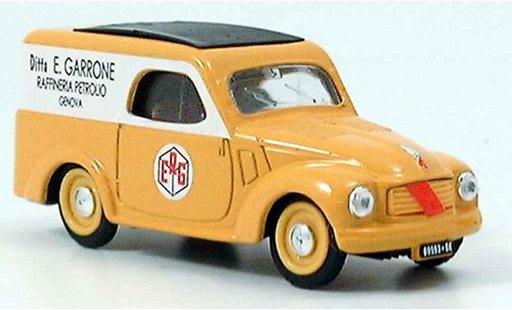 Fiat 500 C 1/43 Brumm Lieferwagen ERG 1950 modelauto