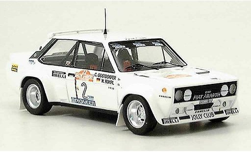 Fiat 131 Abarth 1/43 Trofeu Jolly Club San Remo Rohrl Geistdorfer 1980 modelauto