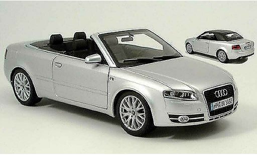 Audi A4 cabriolet 1/18 Norev grijs 2006 modelauto