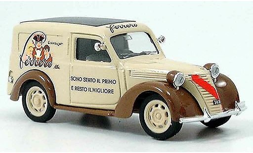 Fiat 1100 Furgone 1/43 Brumm Ferrero Lieferwagen modelauto