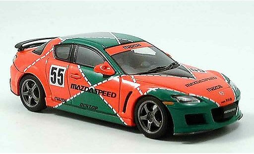 Mazda RX8 Speed RX8 1/43 Autoart RX 8 Le Mans livery groen oranje modelauto