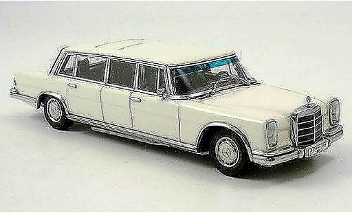Mercedes 600 Base 1/43 Autoart (W100) LWB wit modelauto