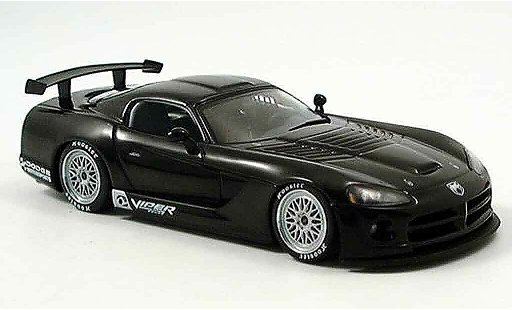 Dodge Viper Competition 1/43 Autoart Car Plain Body zwart 2004 modelauto