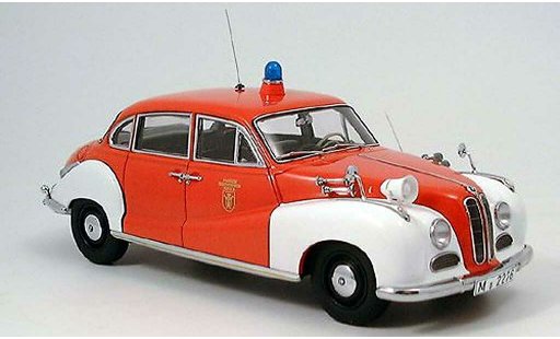 Bmw 501 pompiers 1/18 Autoart pompier modelauto