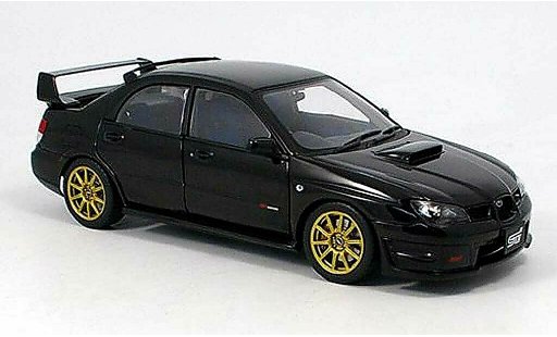 Subaru Impreza WRX 1/18 Autoart STI zwart 2006 modelauto
