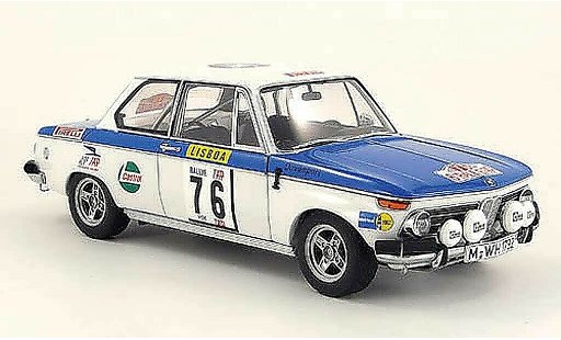 Bmw 2002 tii 1/18 Autoart no.76 rallye portugal 1972 modelauto