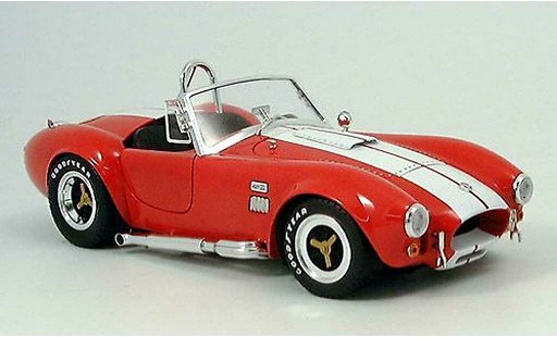 AC Cobra shelby 427 1/18 Shelby Collectibles sc rood wit 1965 modelauto