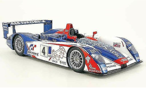 Audi R8 LMP course 1/18 Spark Le Mans no.4 team oreca playstation 2005 modelauto