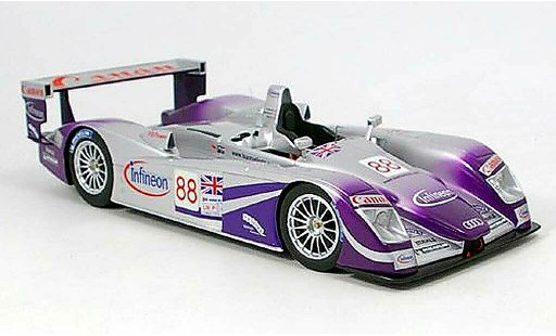 Audi R8 LMP course 1/18 Spark Le Mans 2004 modelauto