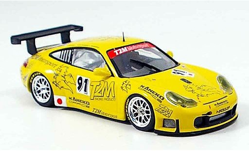 Porsche 911 GT3 RS 1/43 Minichamps 2006 Essais du Mans modelauto