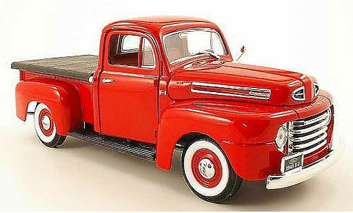 Ford F-1 Pick Up 1/18 Yat Ming rood 1948 modelauto