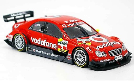 Mercedes Classe C DTM 1/43 Minichamps Damon Hill Team Vodaphone 2006 modelauto