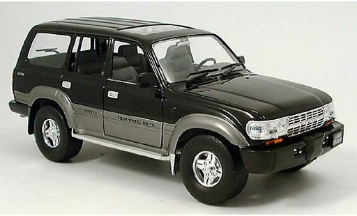 Toyota Land Cruiser Base 1/18 Yat Ming zwart 1992 modelauto