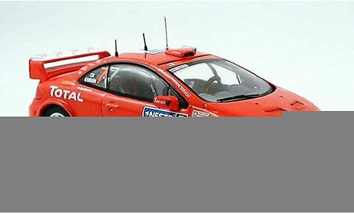Peugeot 307 WRC 1/43 IXO no.7 gronholm winnaar rallye finnland 2005 modelauto