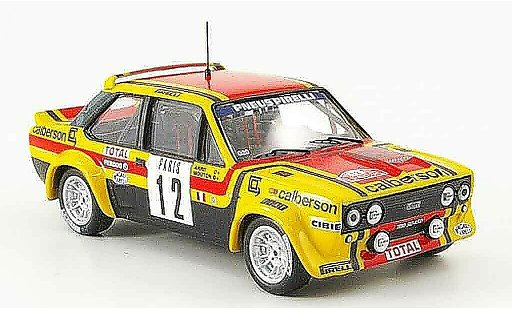 Fiat 131 Abarth 1/43 IXO Gr.4 MonteCarlo No.12 Mouto Arrii 1980 modelauto