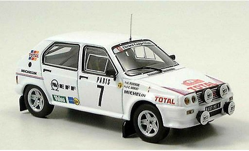 Citroen Visa course 1/43 IXO 1000 No.7 Rally Monte Carlo 1985 Andruet/Peuvergne modelauto
